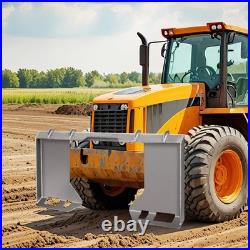 Kubota Bobcat Heavy Duty Skid Steer Quick Attach Mount Plate for Tractor Loader