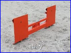 Kubota LA240 and LA243 Tractor Loader to Skid Steer Quick Attach Adapter 835130