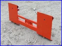 Kubota LA240 and LA243 Tractor Loader to Skid Steer Quick Attach Adapter 835130