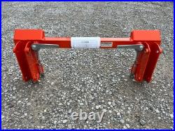 Kubota LA403 Tractor Loader To Skid Steer Quick Attach Adapter Conversion USA