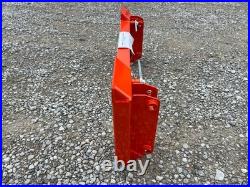 Kubota LA403 Tractor Loader To Skid Steer Quick Attach Adapter Conversion USA