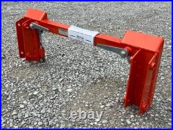 Kubota LA463 LA513 Pin On Tractor Loader To Skid Steer Quick Attach Adapter USA