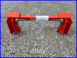 Kubota LA463 LA513 Pin On Tractor Loader To Skid Steer Quick Attach Adapter USA