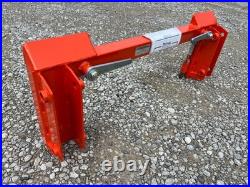 Kubota LA463 LA513 Pin On Tractor Loader To Skid Steer Quick Attach Adapter USA
