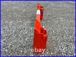 Kubota LA463 LA513 Pin On Tractor Loader To Skid Steer Quick Attach Adapter USA