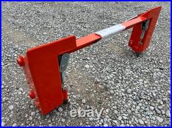 Kubota LA463 LA513 Pin On Tractor Loader To Skid Steer Quick Attach Adapter USA