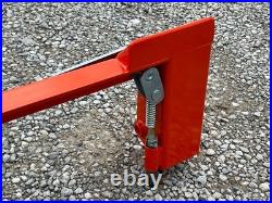 Kubota LA463 LA513 Pin On Tractor Loader To Skid Steer Quick Attach Adapter USA