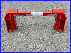 Kubota LA950A LA1001 LA1002 LA1150A Loader To Skid Steer Quick Attach Adapter