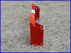 Kubota LA950A LA1001 LA1002 LA1150A Loader To Skid Steer Quick Attach Adapter