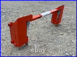 Kubota LA950A LA1001 LA1002 LA1150A Loader To Skid Steer Quick Attach Adapter