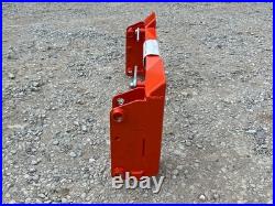 Kubota LA950A LA1001 LA1002 LA1150A Loader To Skid Steer Quick Attach Adapter