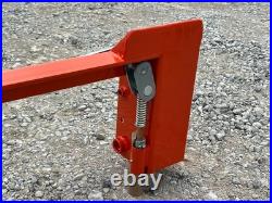 Kubota LA950A LA1001 LA1002 LA1150A Loader To Skid Steer Quick Attach Adapter