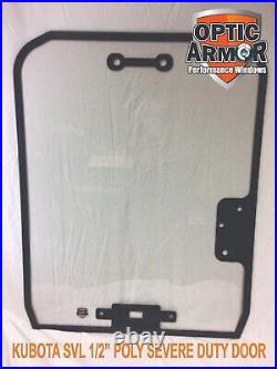 Kubota Svl Track Loader 1/2 Severe Duty Poly Door-optic Armor