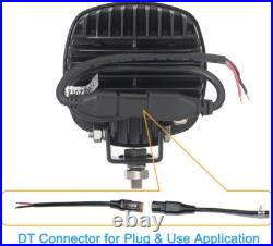 LED Semi Flood Lights FOR CAT Skid Loader 216B 226B 232B 246C 247B 252B 256C