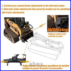 LandHonor 3 Point Hitch Adapter For Tractor Skid Steer Loader Category 0, 1, 2