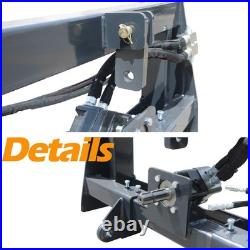 LandHonor 3 Point Hitch Adapter For Tractor Skid Steer Loader Category 0, 1, 2