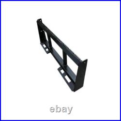 Landhonor Skid Steer Pallet Fork Frame 4000lb withHay Spear Sleeves & Receiver