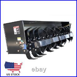 Landy Attachment 72 Skid Steer Soil Cultivator Light Duty Hydraulic Roto Tiller