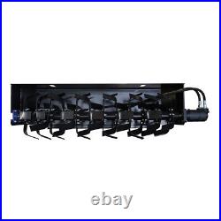Landy Attachment 72 Skid Steer Soil Cultivator Light Duty Hydraulic Roto Tiller
