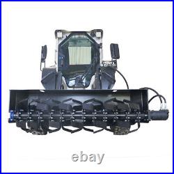 Landy Attachment 72 Skid Steer Soil Cultivator Light Duty Hydraulic Roto Tiller