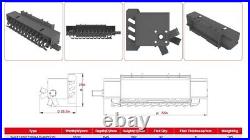 Landy Attachment 72 Skid Steer Soil Cultivator Light Duty Hydraulic Roto Tiller