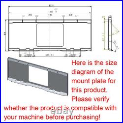 Landy Attachment 72 Skid Steer Soil Cultivator Light Duty Hydraulic Roto Tiller