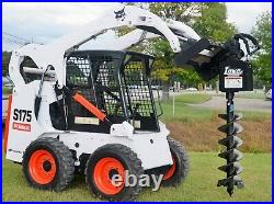 Lowe 750 Round Auger Drive Digger with 12 Wide Bit Fits Skid Steer Quick Attach
