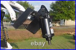 Lowe BP210 Round Planetary Auger Drive Digger Attachment Fits Skid Steer Loader