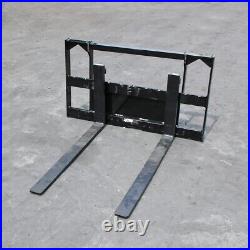 MachPro Skid Steer Pallet 2500lbs 35.5 Skid Steer Pallet Fork Attachment