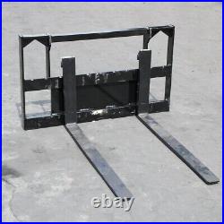 MachPro Skid Steer Pallet 2500lbs 35.5 Skid Steer Pallet Fork Attachment