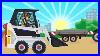 Mini_Loader_And_Tractor_With_Trailer_Road_Construction_Excavator_Stories_Kids_Bajki_Koparki_01_tntk