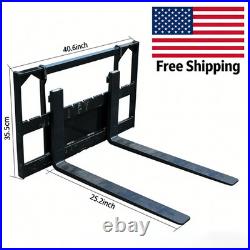 Mini Skid Steer Equuipment 500lbs 35.5 Pallet Fork Tool Industrial Handling