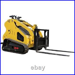 Mini Skid Steer Equuipment 500lbs 35.5 Pallet Fork Tool Industrial Handling