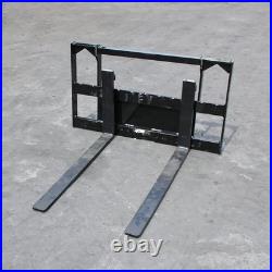 Mini Skid Steer Equuipment 500lbs 35.5 Pallet Fork Tool Industrial Handling