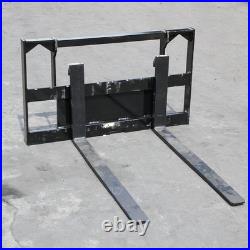 Mini Skid Steer Equuipment 500lbs 35.5 Pallet Fork Tool Industrial Handling