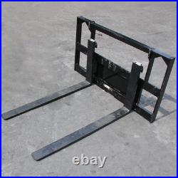 Mini Skid Steer Equuipment 500lbs 35.5 Pallet Fork Tool Industrial Handling