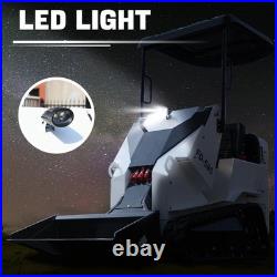 Mini Skid Steer Loader 13.5HP Tracked Ride-On with Bucket, Crawler Loader