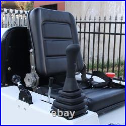 Mini Skid Steer Loader 13.5HP Tracked Ride-On with Bucket, Crawler Loader