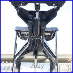 Mini Skid Steer Loader 13.5HP Tracked Ride-On with Bucket, Crawler Loader