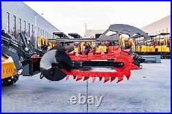 Mini Skid Steer and Farm Tractor Usage Attachment Digging Hydraulic Trencher Mini Skid Steer and Farm Tractor Usage Attachment Digging Hydraulic Trencher