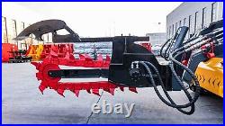 Mini Skid Steer and Farm Tractor Usage Attachment Digging Hydraulic Trencher