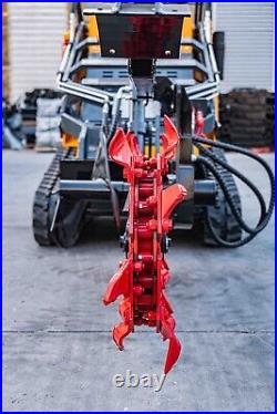 Mini Skid Steer and Farm Tractor Usage Attachment Digging Hydraulic Trencher