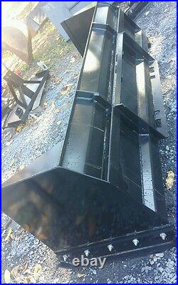 NEW 10' SKID STEER/TRACTOR LOADER SNOW BOX PUSHER PLOW BLADE cat case holland