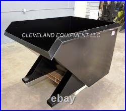 NEW 2 CUBIC YARD SKID STEER LOADER DUMP HOPPER / DUMPSTER ATTACHMENT fits BOBCAT