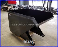 NEW 2 CUBIC YARD SKID STEER LOADER DUMP HOPPER / DUMPSTER ATTACHMENT fits BOBCAT