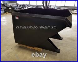 NEW 2 CUBIC YARD SKID STEER LOADER DUMP HOPPER / DUMPSTER ATTACHMENT fits BOBCAT