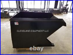 NEW 2 CUBIC YARD SKID STEER LOADER DUMP HOPPER / DUMPSTER ATTACHMENT fits BOBCAT