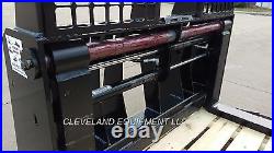 NEW 48 HYDRAULIC PALLET FORKS & WALK THROUGH THRU FRAME ATTACHMENT Skid Steer