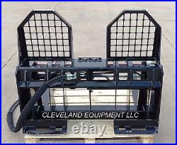 NEW 48 HYDRAULIC PALLET FORKS & WALK THROUGH THRU FRAME ATTACHMENT Skid Steer
