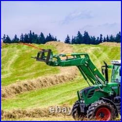NEW 49 Hay Bale Spears Skid Steer Tractor Attachment 1600lbs Lift FREE SHIPPING